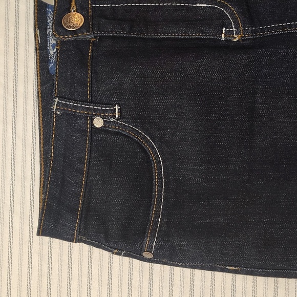 LEXI JEANS WOMENS JEAN PENCIL SKIRT - Picture 4 of 16